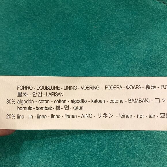 β¨ π β¨βZara Woman Emerald Green Chain Leather Crossbody Handbag β¨ - Picture 12 of 17